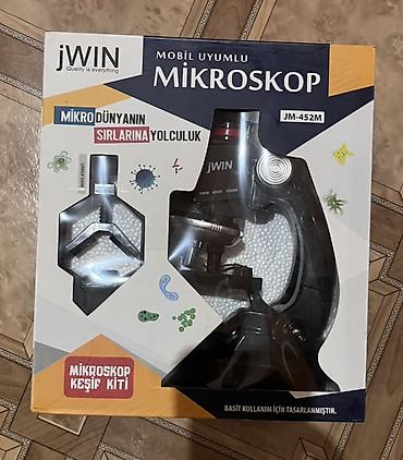 мекрометр: Детский Микроскоп jWIN JM-452M (Mobil Uyumlu) — набор для исследований — 1