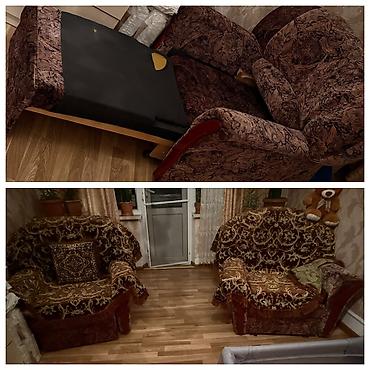 kreditle divanlar: 2 ədət kreslo acilir jravat olur bazalidi cütü 120m razilaşma var — 1