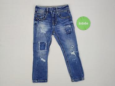 top na impreze zara: Spodnie jeansowe, Zara, 3-4 lat, 104, stan - Bardzo dobry — 2