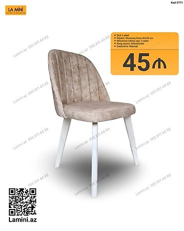 La Mini – Yumşaq oturacaqlı stul - Model kodu: 5771 - Miqdar: 1 ədəd lalafo.az -da La Mini – Yumşaq oturacaqlı stul - Model kodu: 5771 - Miqdar: 1 ədəd
