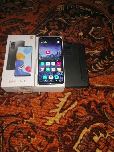 телефон xiomi: Xiaomi, Redmi Note 11, 64 ГБ, цвет - Черный, 1 SIM, 2 SIM