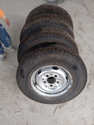 купить мопед дешево бу: Дөңгөлөктөр монтажда 195 / 75 / R 14, Кыш, Комплект, Жеңил коммерциялык транспорт (C/LT), Темир, тешиктери - 5