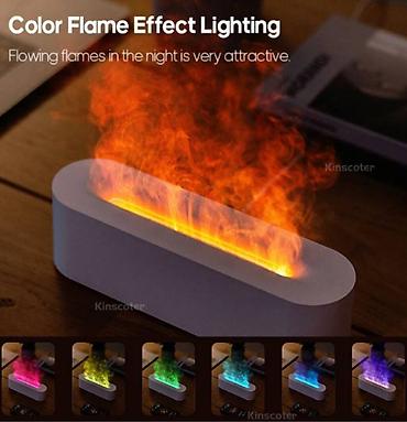 аромадиффузор: Новейший RGB-Аромадиффузор С Эффектом Пламени азмер Продукта: 7 См — 1
