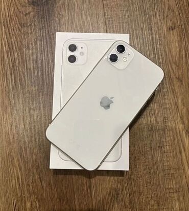 бу телевизор ош: IPhone 11, Колдонулган, 128 ГБ, Заряддоочу түзүлүш, Коргоочу айнек, Кабель, 73 %