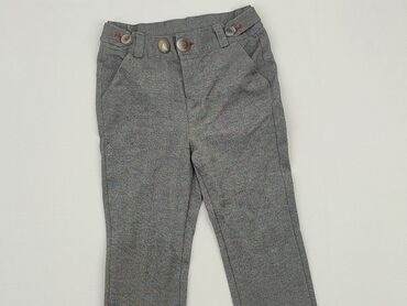 krótkie materiałowe spodenki: Baby material trousers, 12-18 months, 80-86 cm, condition - Very good
