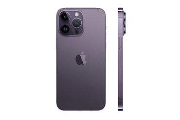 айфон х про: IPhone 14 Pro Max, Колдонулган, 256 ГБ, Deep Purple, Кабель, Куту, 90 %