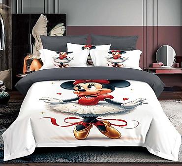 Posteljina: Dečija posteljina sa printom crtanih junaka. Set od 3 dela. Više — 5