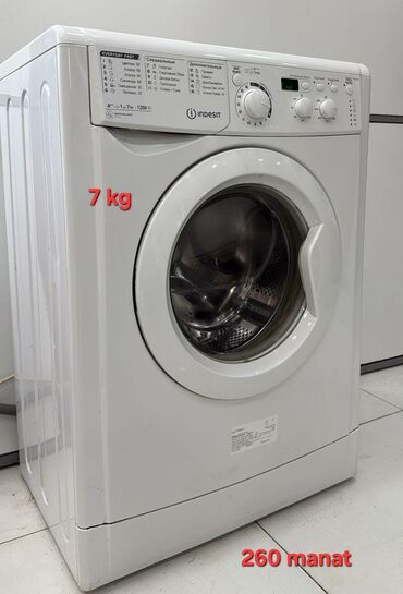 Kondisionerlər: Paltaryuyan maşın Indesit, 7 kq, Avtomat, Pulsuz çatdırılma