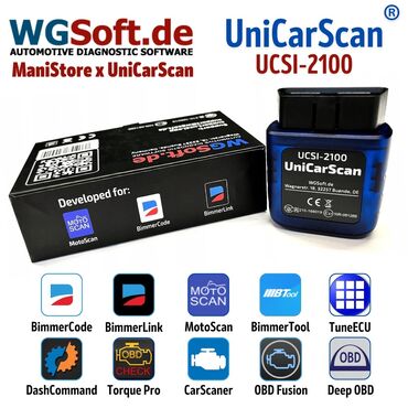 Alati za automobile: UniCarScan UCSI-2100 OBD2 Bluetooth za BimmerCode i MotoScan — 10