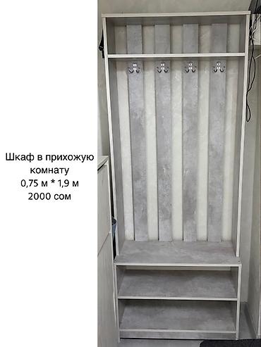 Прихожий шкаф-гардероб с вешалками и полками. Характеристики: -