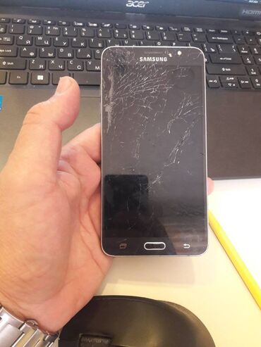 samsung s4 mini ekran: Samsung Galaxy J7, 16 GB, rəng - Qara, İki sim kartlı