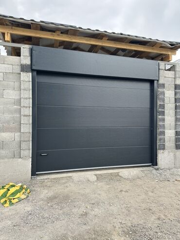 Откатные ворота: Откатные ворота с калиткой и навесом - Тип: откатная конструкция на at lalafo.kg — 14 Откатные ворота: Откатные ворота с калиткой и навесом - Тип: откатная конструкция на — 14