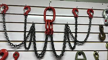 хамут ийгич: Строп цепной 4‑ветвевой с укорочителями и крюками с предохранительными — 1