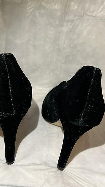 Другая женская обувь: Туфли-лодочки на каблуке из бархатного материала - Цвет: темный — 8