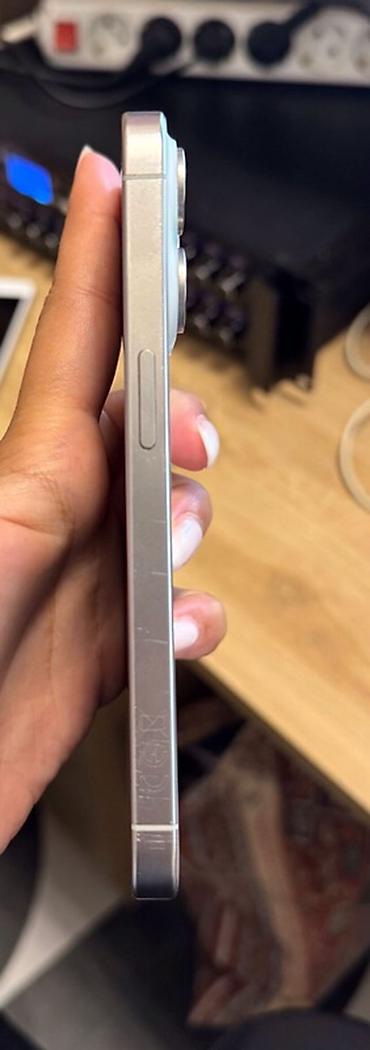 apple plata: IPhone 15 Pro, 128 GB, White Titanium, Face ID — 4