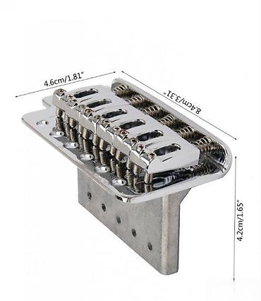 bas gitara cena: TREMOLO STRAT CHROME - KOMPLET BRIDGE | Slanje po dogovoru ili lično — 6