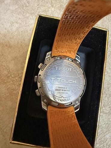 luc saat: Tissot T-Touch Titanium qol saatı - Model: Tissot T-Touch (arxa — 4