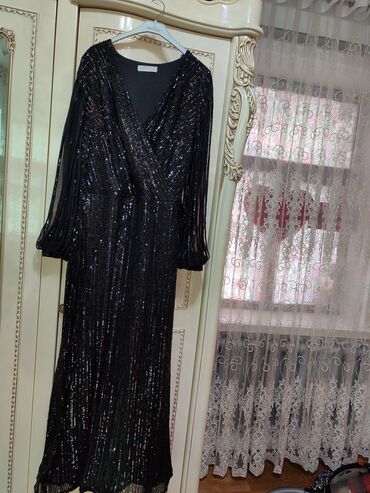 Платье новый Турция вечерний размер 48_50 цена всего за 1000 сом ниже