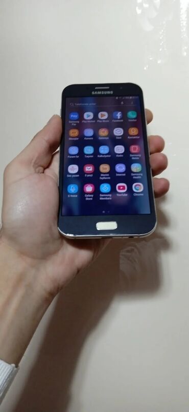 Samsung: Samsung Galaxy A7 2018, 32 GB, rəng - Qızılı, Zəmanət, Sensor, Barmaq izi