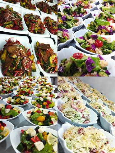 кулинария: Салаттын бардык туүрлөрүн жасайбыз .Ош шаары заказдар боюнча кеңири