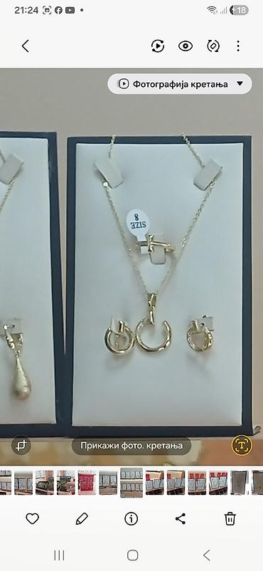 Setovi nakita: Zlatni setovi nakita – elegantne kolekcije - Set 1: Ogrlica sa — 29