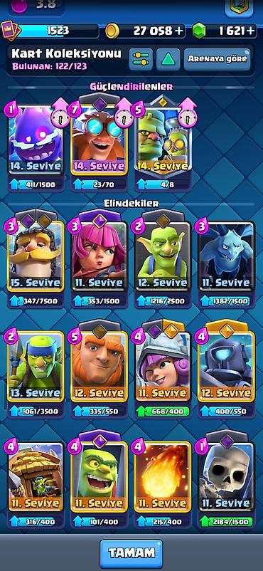 prosvali donlar: Clash of Clans + Clash Royale hesab paketi Clash of Clans: - — 5