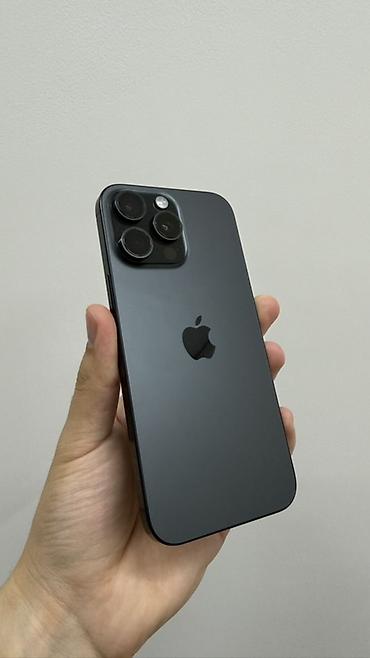 IPhone 16 Pro Max, Б/у, 256 ГБ, Black Titanium, Защитное стекло, Чехол, 99 %
