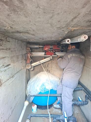 Beton işləri: Beton kəsimi və almazla deşmə xidməti - Beton, daş, kərpic və — 1