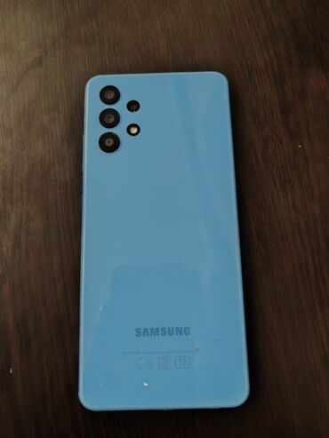 samsung adapter qiymeti: Samsung Galaxy A32, 128 GB, rəng - Göy, Sensor, Barmaq izi, İki sim kartlı