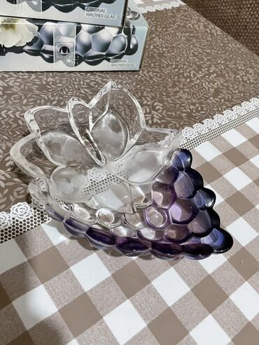 хрустальные рюмки: Хрустальная конфетница Walther-Glas в форме виноградной грозди