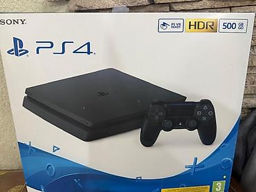 switch oled: Sony PlayStation 4 Slim, 500 ГБ Комплектация: - Консоль PS4 Slim — 2