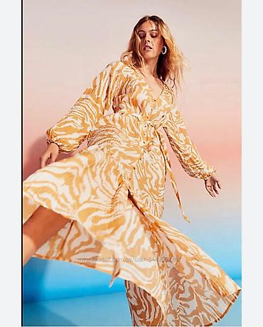 mango obuca: Nov H&M kaftan od 72% viskoze, na kopčanje, vezuje se u pojasu, L — 2