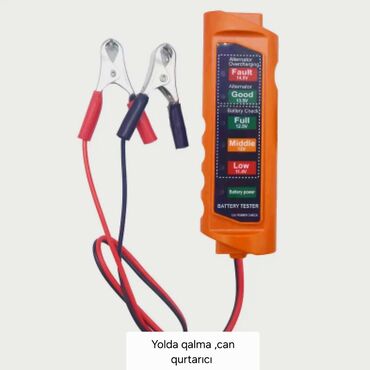 led lapalar: Avtomobil akkumulyatoru və generatoru üçün portativ test cihazı - 12V