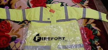 su kecirmeyen paltar: Yüksək görünən təhlükəsizlik gödəkçəsi – FIREFORT - Rəng: neon sarı - — 4