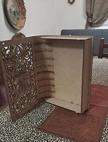 harmonika tenda: Drvena kutija za odlaganje ili kao originalan poklon. - Dimenzije: 23 — 2