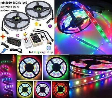trakice: Led traka rgb 10m i RGB setovi 5050smd 3528smd. =LED TRAKA RGB sadrzi — 7