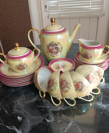 çay qaşığı: Çay dəsti, 6 nəfərlik