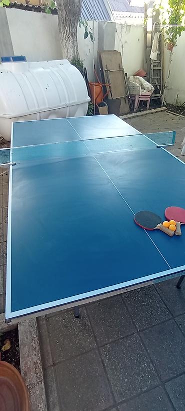 biliyard stolu: Masaüstü tennis dəsti - Tam ölçülü masaüstü tennis masasını özündə — 2