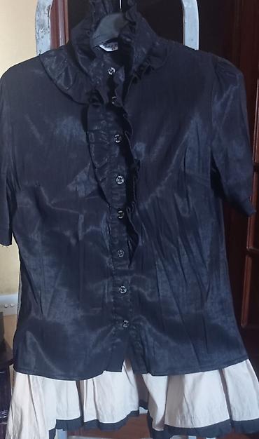 triko dest: Qadın köynək və jaket dəsti - Parça: Parıltılı, atlas/parıltılı — 2