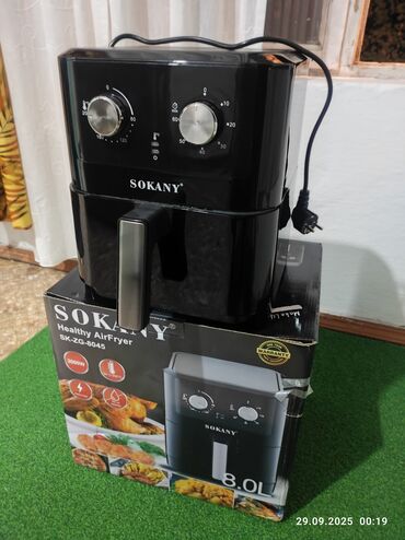 тостер для шаурму: Аэрогриль SOKANY Healthy AirFryer SK-ZG-?ъем: 8.0 л — подходит для