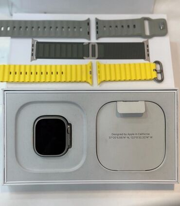 Smart saatlar: Smart saat, Apple, Sensor ekran, rəng - Boz