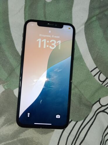 Apple iPhone: IPhone Xs, Б/у, 64 ГБ, Black Titanium, Зарядное устройство, Чехол, Кабель, 86 %