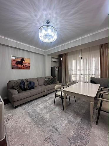 flat osh: 2 комнаты, 65 м², Ала-Арча ТРЦ Элитка, 7 этаж, Дизайнерский ремонт — 7