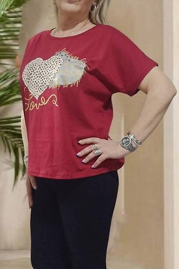 Ostala ženska odeća: ❤️Majica sa srcem -pamuk 100% Veličine L/XL-2XL/3XL-4XL/5XL 1800 din — 9