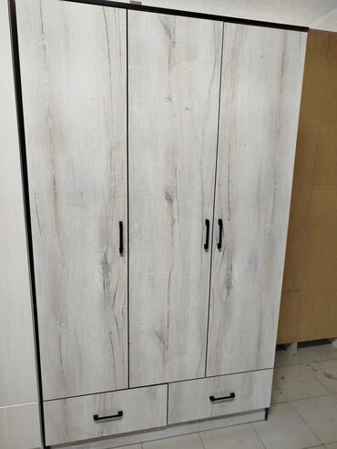 Шифоньеры: Шифоньер, Новый, Прямой, цвет - Белый, ЛДСП — 3