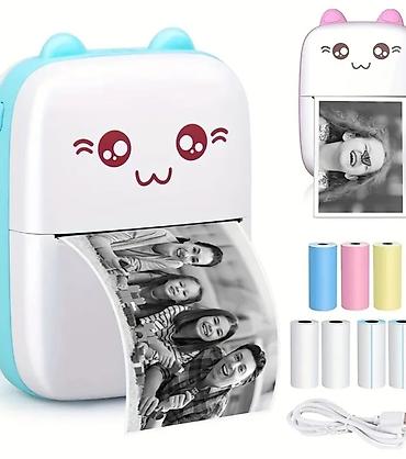 komputerlərin satışı: Mini portativ termal printer – şəkil və qeydlər üçün - Sevimli — 1