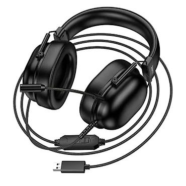 komputer windows 7: HOCO W113 USB Gaming Qulaqlıq 7.1 Surround Mikrofonlu – Qara HOCO — 2