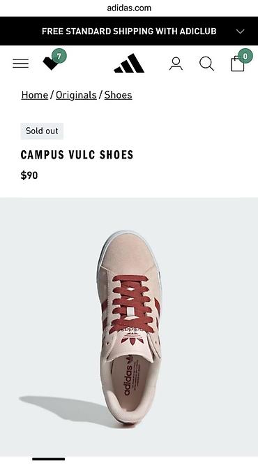 campus: Məhsul: adidas Originals Campus Vulc Shoes Qutulu Heç geyinilməyib — 1
