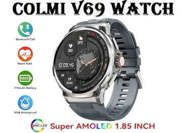 monitori: V69 Bluetooth Smart Watch - Bluetooth Pozivi Boja sata Siva Ekstra