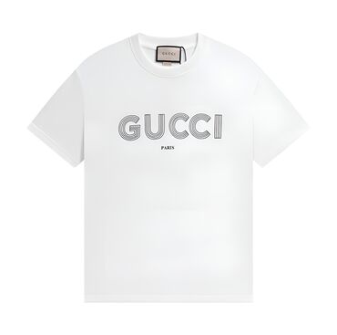 gucci оригинал: Мужская футболка, XL (EU 42), 2XL (EU 44), 3XL (EU 46), Gucci, Новый, цвет - Черный, Самовывоз, Платная доставка